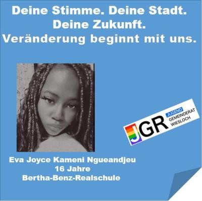 Portraitfoto von Eva Joyce Kameni Ngueandjeu.