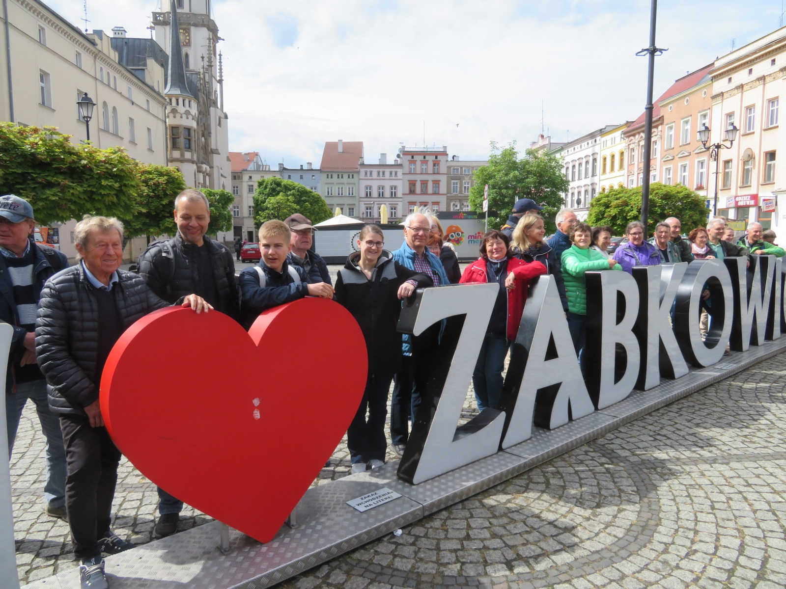 Stadtführung in Zabkowice Slaskie.