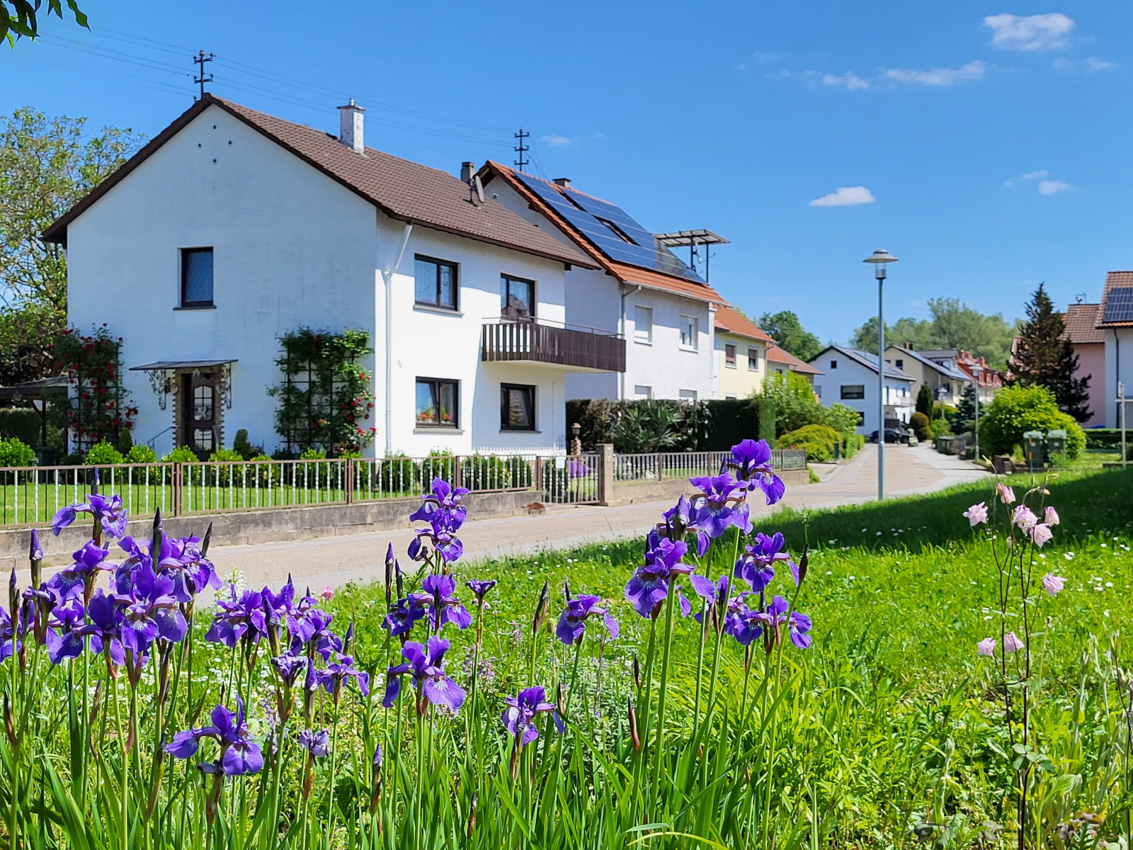 Wohnhäuser in Frauenweiler.