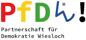 Logo Partnerschaft für Demokratie Wiesloch.