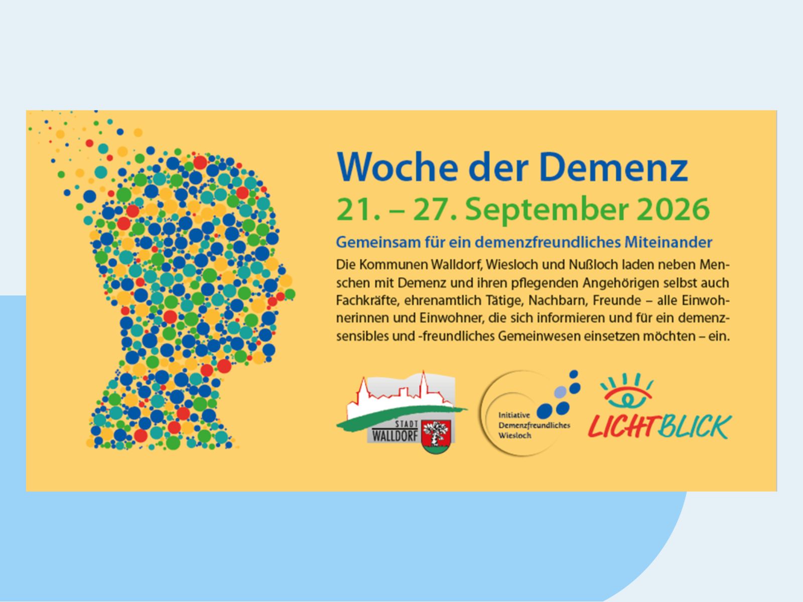Info-Text und Logos zur Woche der Demenz