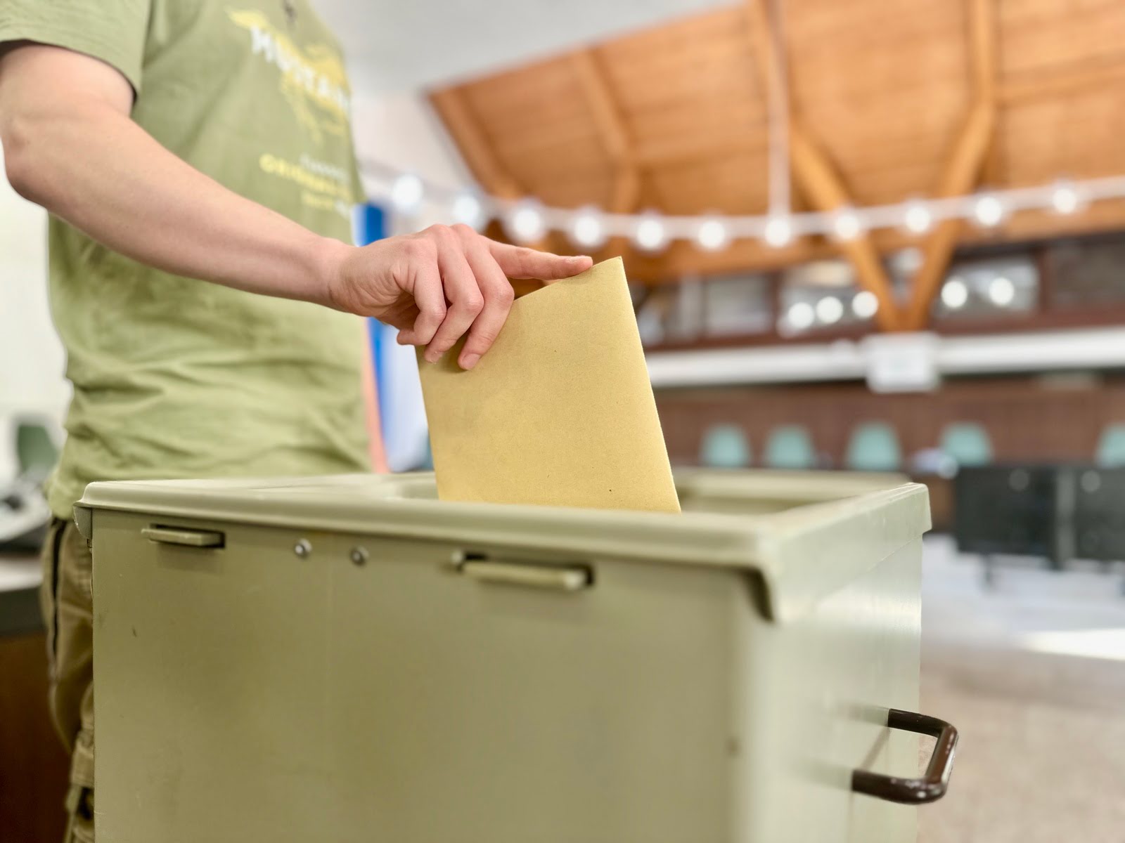 Beispielbild einer Wahlurne.