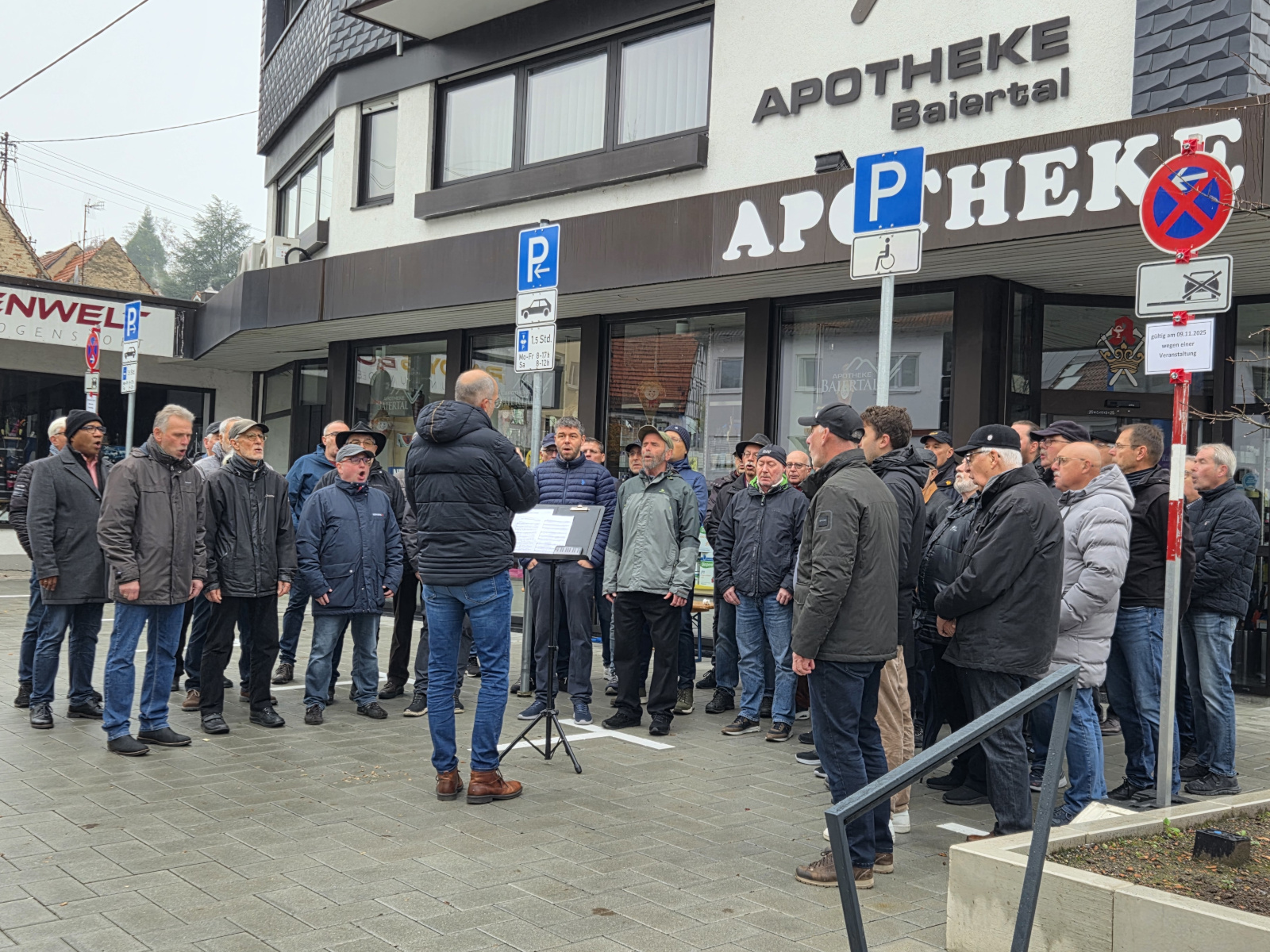 Männerchor des Gesangsverein MGV Frohsinn Baiertal.